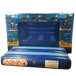 A delightful Pirate themed bouncy castle
